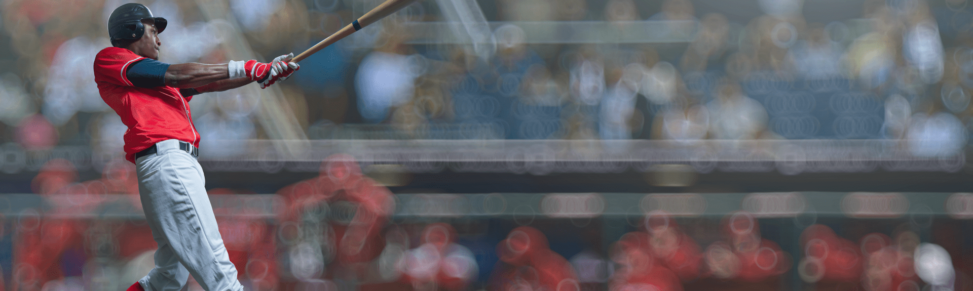 Baseball player with bat